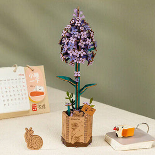 Lilac DIY Model Kit shown fully built.