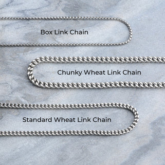 Choice of stainless stell chains