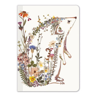 Set of3 Notebooks Wildflower Hare Design