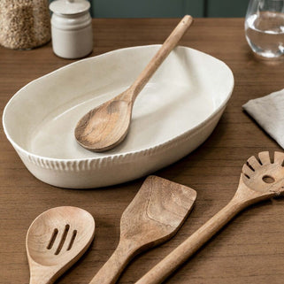 Set of 4 Mango Wood Utensils