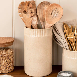 Set of 4 Mango Wood Utensils