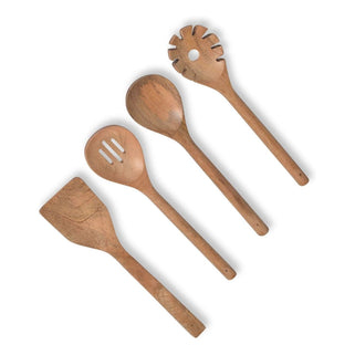 Set of 4 Mango Wood Utensils