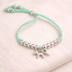 Personalised Suede Friendship Charm Bracelet