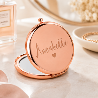 Personalised Name Compact Mirror