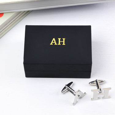 Personalised alphabet cufflinks in 