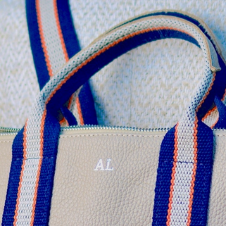 Personalised Monogram Leather Rucksack