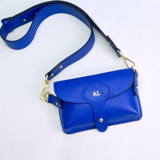 Cobalt Blue Monogram Crossbody bag