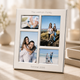 Personalised Collage Silver-Plated Photo Frame