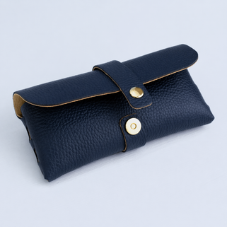 Men's Personalised Monogram Leather Glasses Case