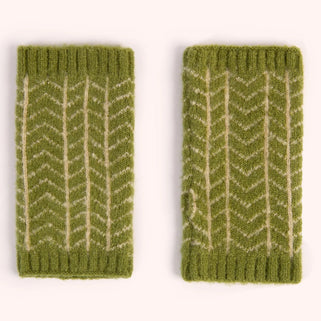 Wrist Warmers in Olive Green
