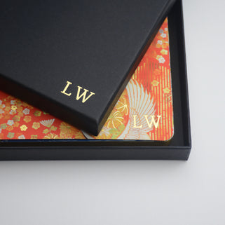 Monogram Crane A5 Journal Notebook