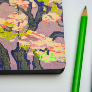 Monogram Blossom A5 Journal Notebook