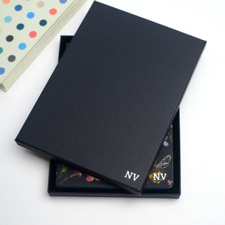 Monogram Bee A5 Journal Notebook