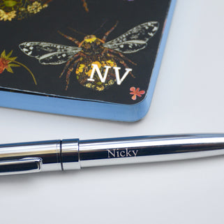 Monogram Bee A5 Journal Notebook