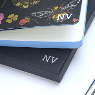 Monogram Bee A5 Journal Notebook