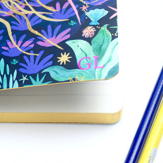 Monogram Jellyfish A5 Journal Notebook