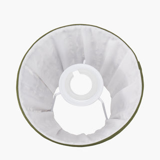 Ornella Green Floral Pleat Tapered Lamp Shade 16cm