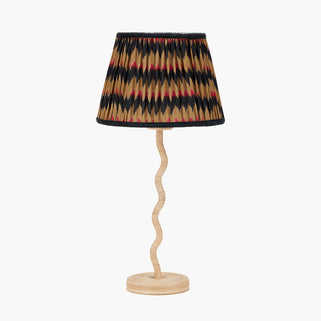 Rattan Wave Table Lamp Base