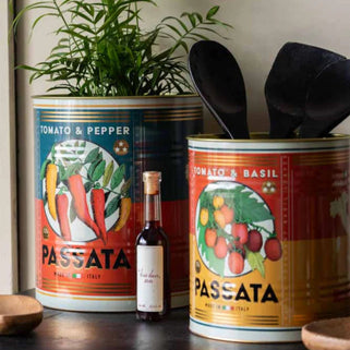 Set of 2 Storage Tins Passata