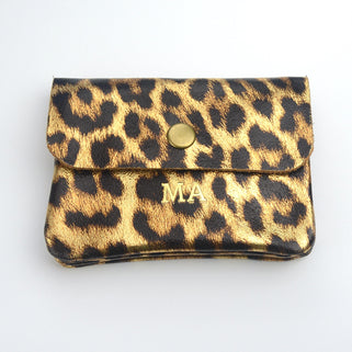 Monogram Small Leather Pocket Purse