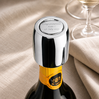 Personalised Champagne Or Prosecco Bottle Stopper