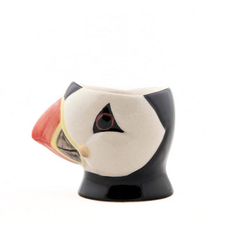Ceramic Puffin Face Egg Cup