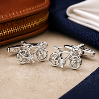 Personalised Racer Bike Cufflinks