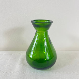 Recycled Glass Bud Vase Sage Green