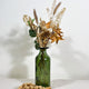Recycled Glass Cow Parsley Vase Juniper Green