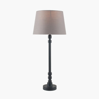 Matt Black Metal Table Lamp Base