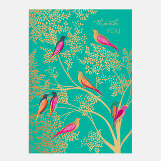 Sara Miller Birds In A Tree Card