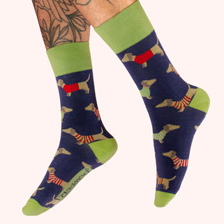 Mens Sausage Dog Socks