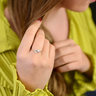 Sterling Silver Love Knot Ring