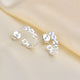 Sterling Silver Panther Link Huggie Hoop Earrings