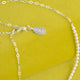 Personalised Sterling Silver And Pearl Necklace