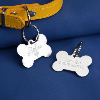 Personalised Silver Dog Tag
