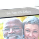 Personalised 60th Birthday Silver-Plated Photo Frame