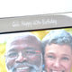 Personalised 60th Birthday Silver Photo Frame