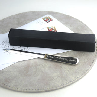 Personalised Slim Silver Letter Opener