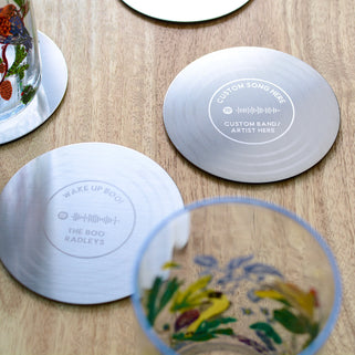 Personalised Wedding Music Spotify Code Coaster
