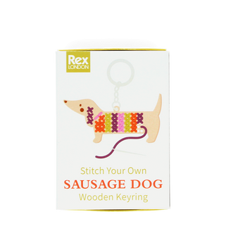 Stitch Keyring Sausage Dog