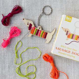 Stitch Keyring Sausage Dog