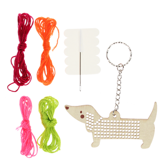 Stitch Keyring Sausage Dog