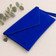 Personalised Suede Envelope Clutch Bag