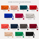 Personalised Suede Envelope Clutch Bag