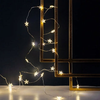 Gilded Star String Lights