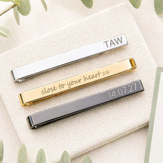Personalised Message Tie Slide