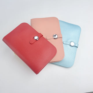 Red, Baby Pink and Silver blue