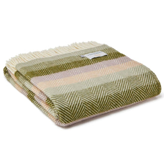 Stripe Botanical Throw
