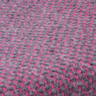 Twill Blanket Stitch Pink/Slate Grey